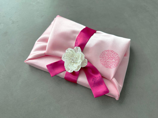 Cranes Baby Pink Set