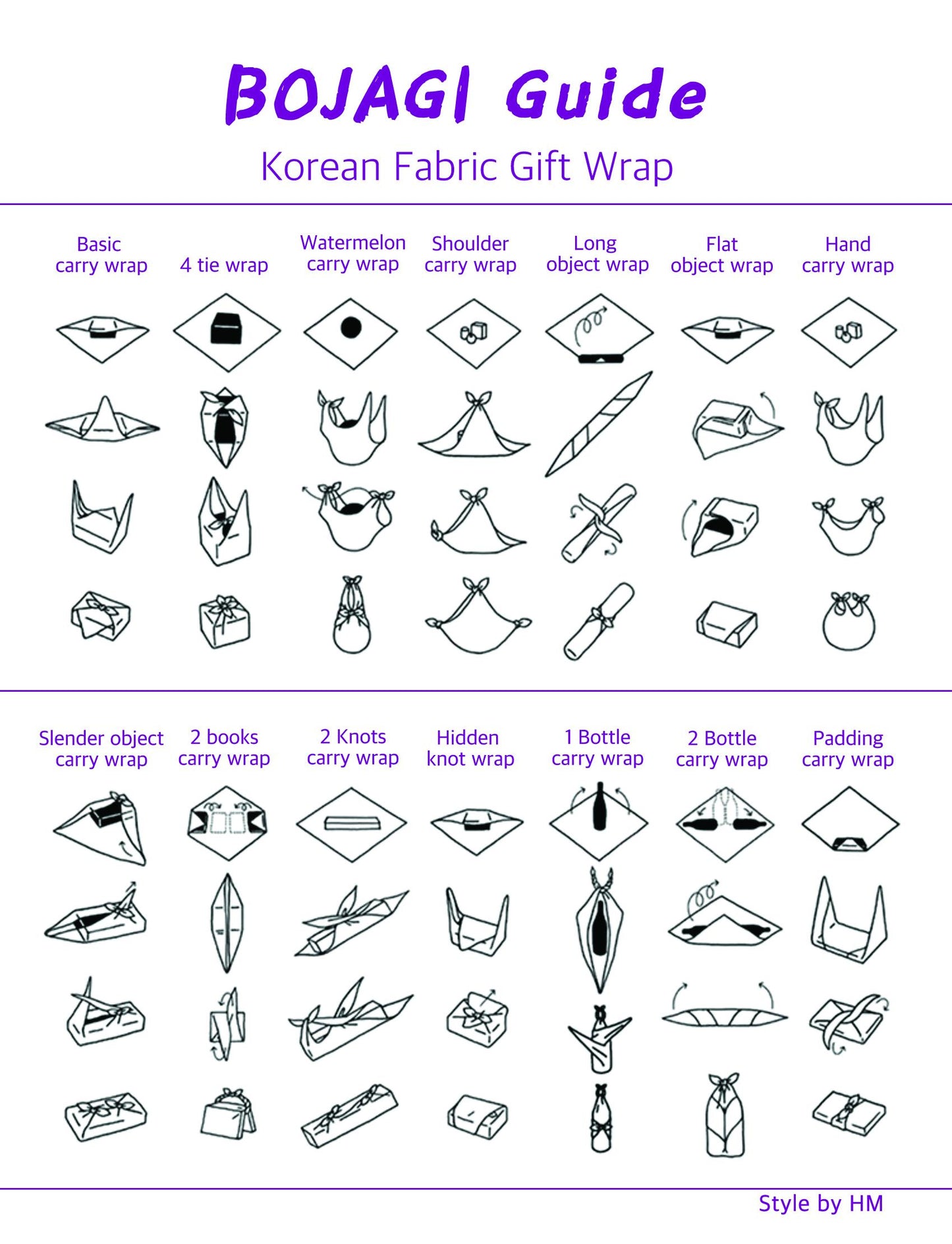 Quilt Patterns Bojagi Set