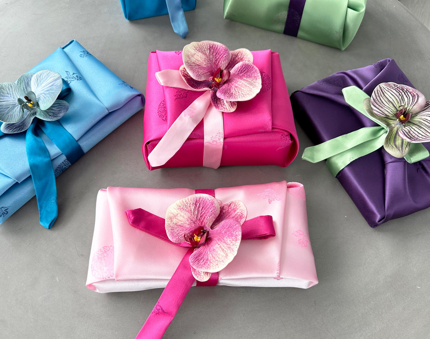Orchid Bojagi Set