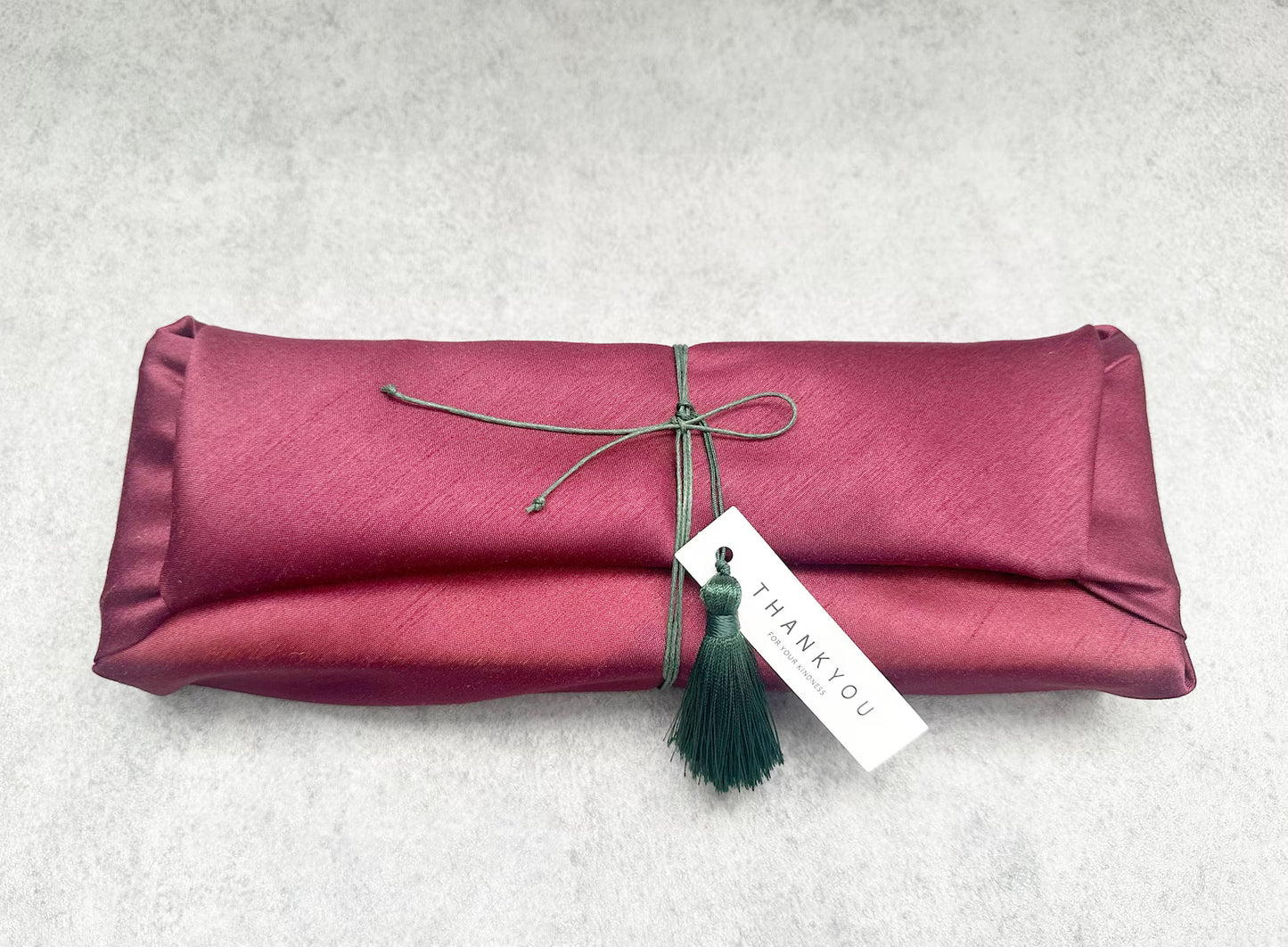 Burgundy Bojagi Gift Wrap Set