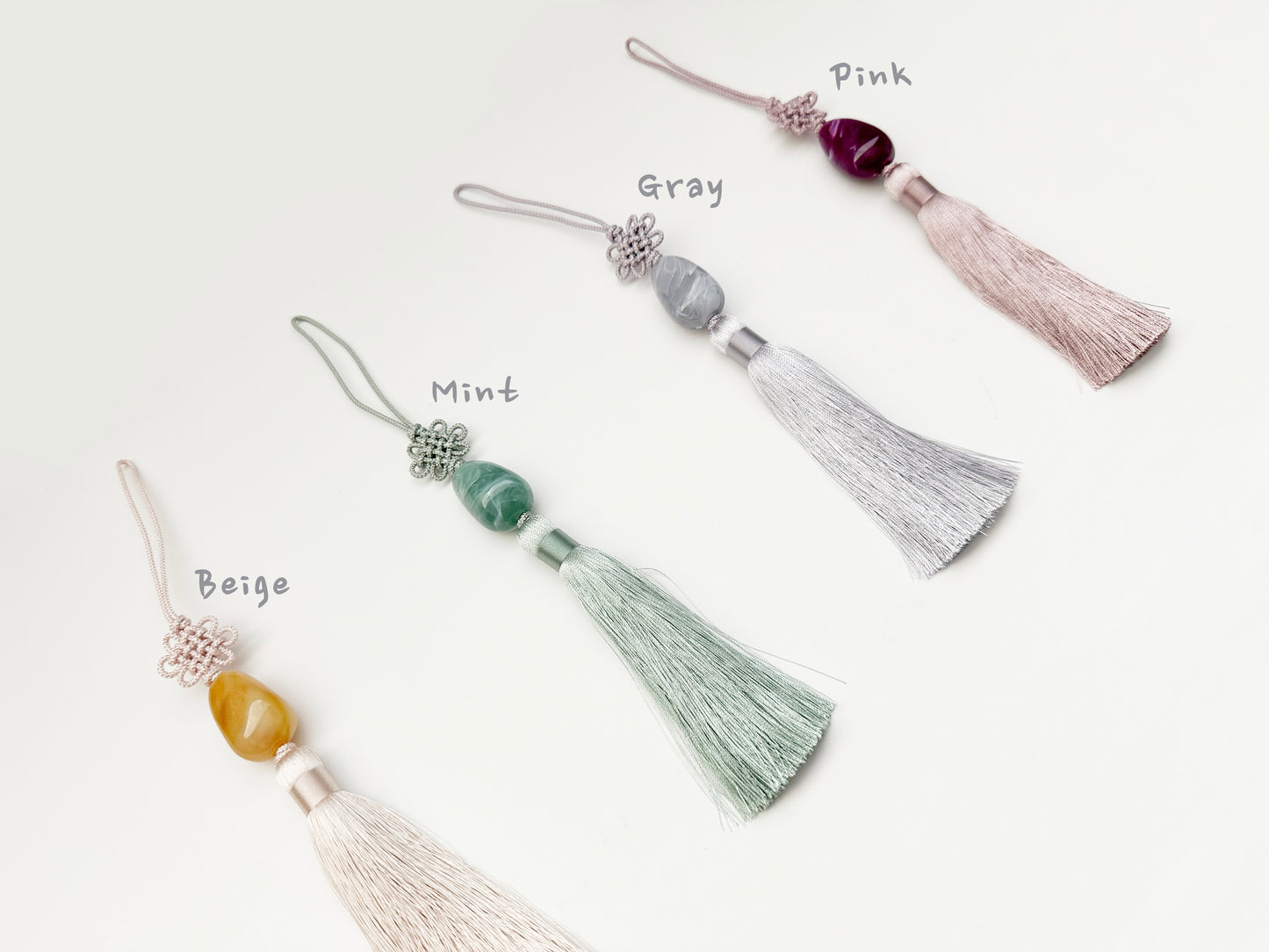 Bojagi with Gemstone Norigae