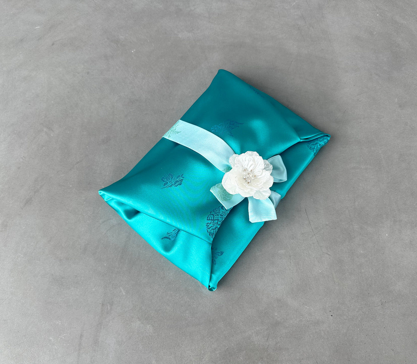 Cranes Teal Set