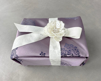 Floral Gray Purple