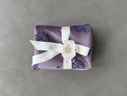 Floral Gray Purple
