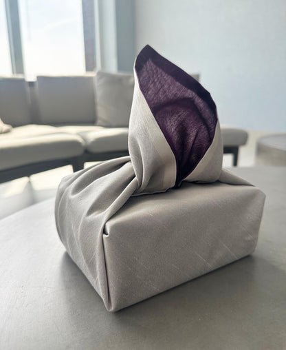 Reversible Purple & Ivory