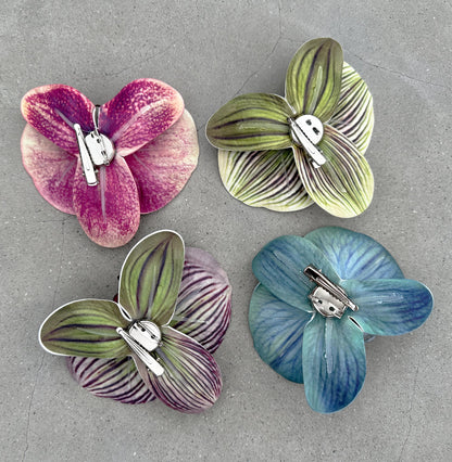Orchid Clip & Brooch