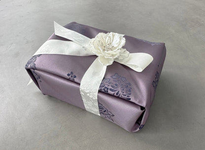 Floral Gray Purple
