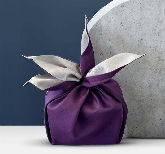 Reversible Purple & Ivory