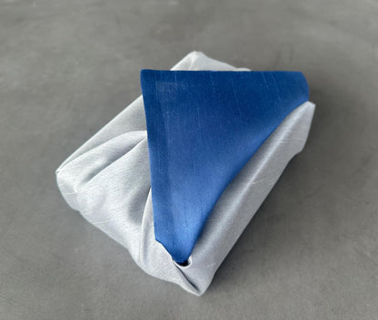Reversible Sky Blue & Ivory