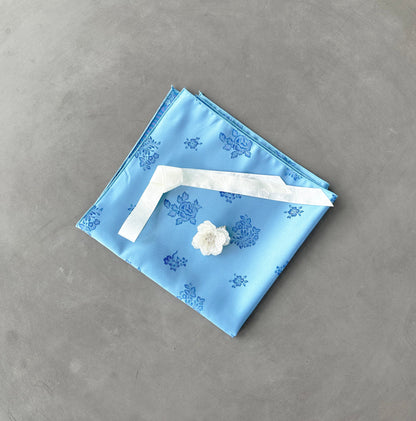 Floral Baby Blue