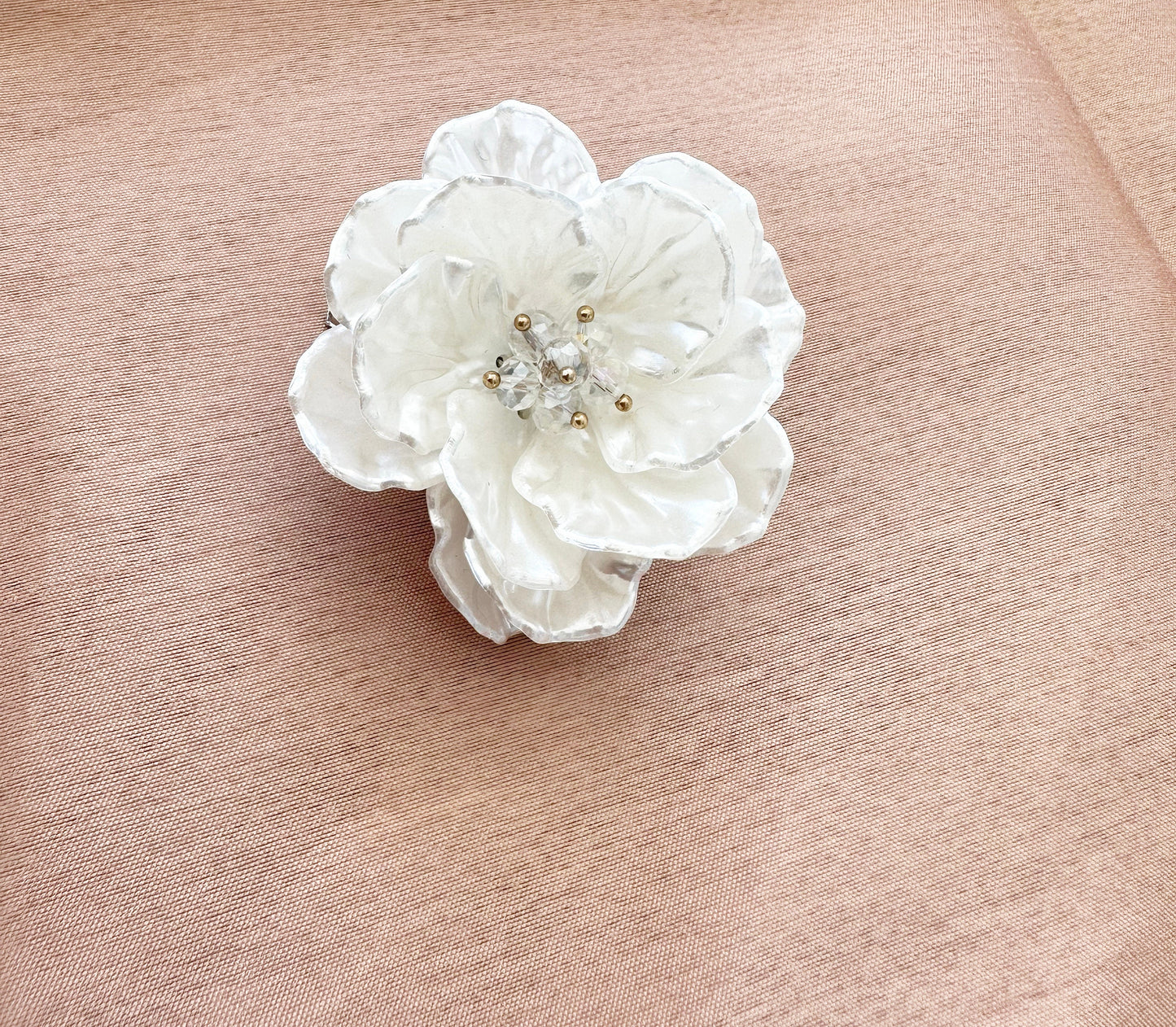 Flower Pearl Clip & Brooch