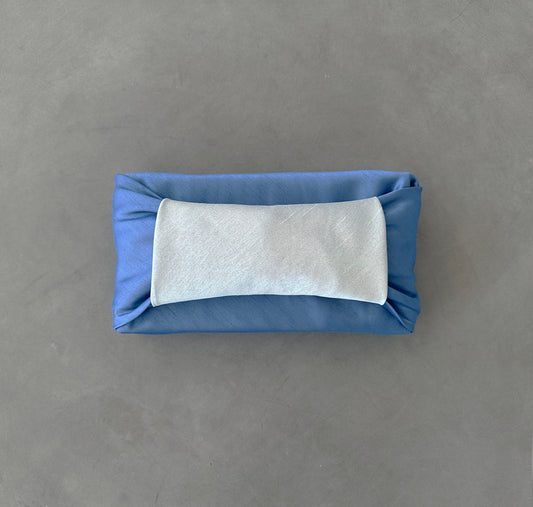 Reversible Sky Blue & Ivory