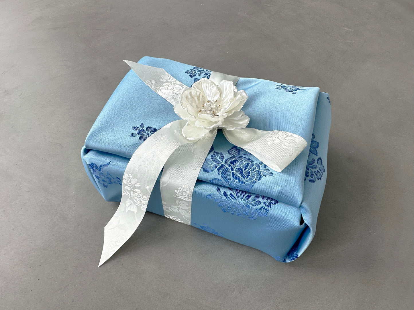 Floral Baby Blue