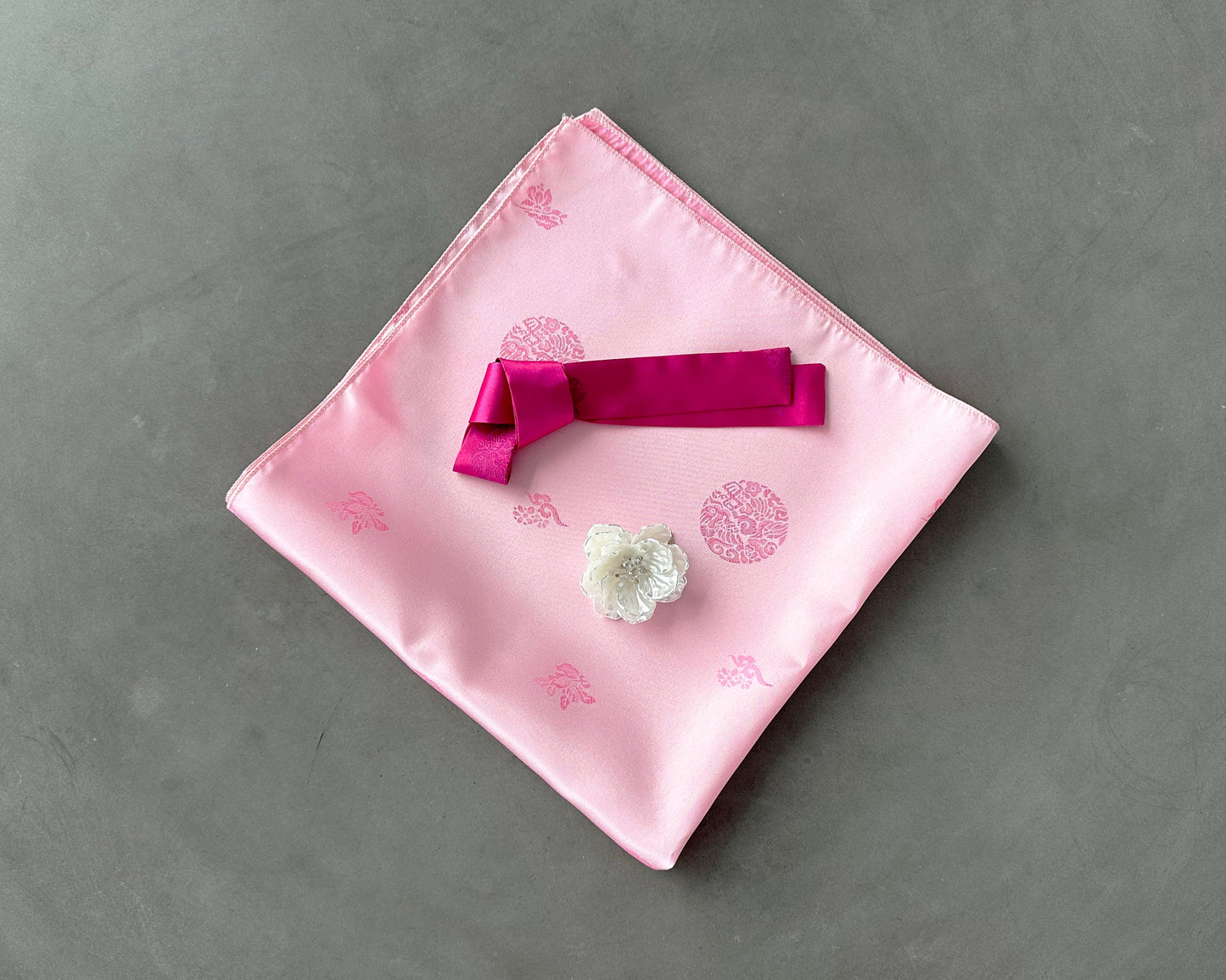 Cranes Baby Pink Set