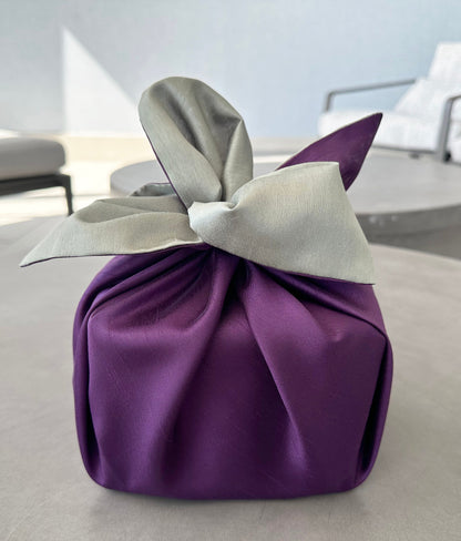 Reversible Purple & Khaki