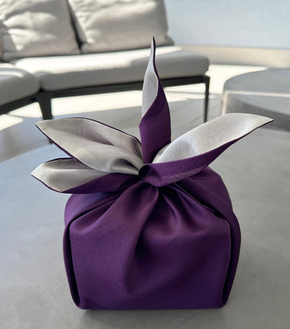 Reversible Purple & Ivory