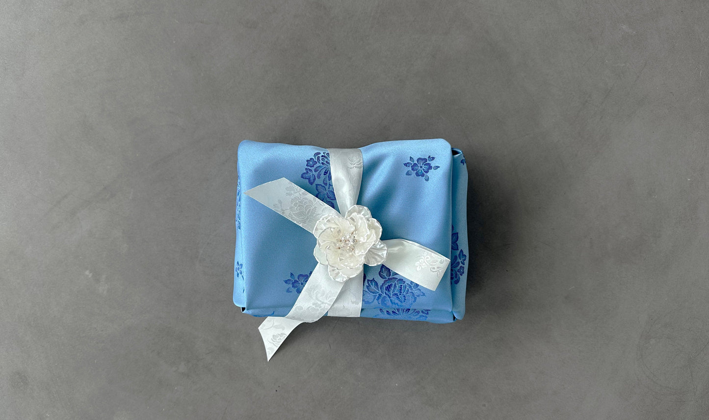 Floral Baby Blue