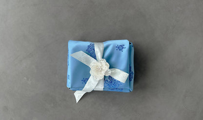 Floral Baby Blue