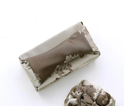 Floral Beige & Khaki Reversible