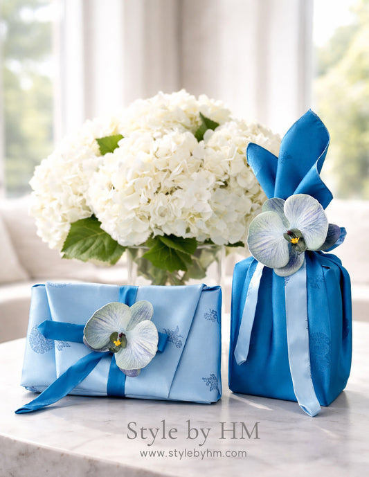 Blue Orchid Custom Wrapping