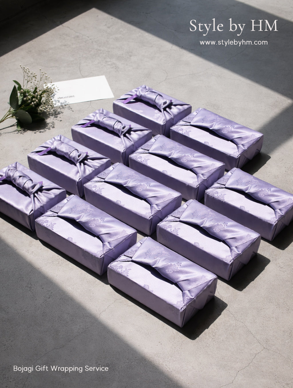 Lavender Favor Wrapping