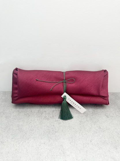 Burgundy Bojagi Gift Wrap Set
