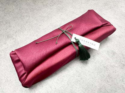 Burgundy Bojagi Gift Wrap Set