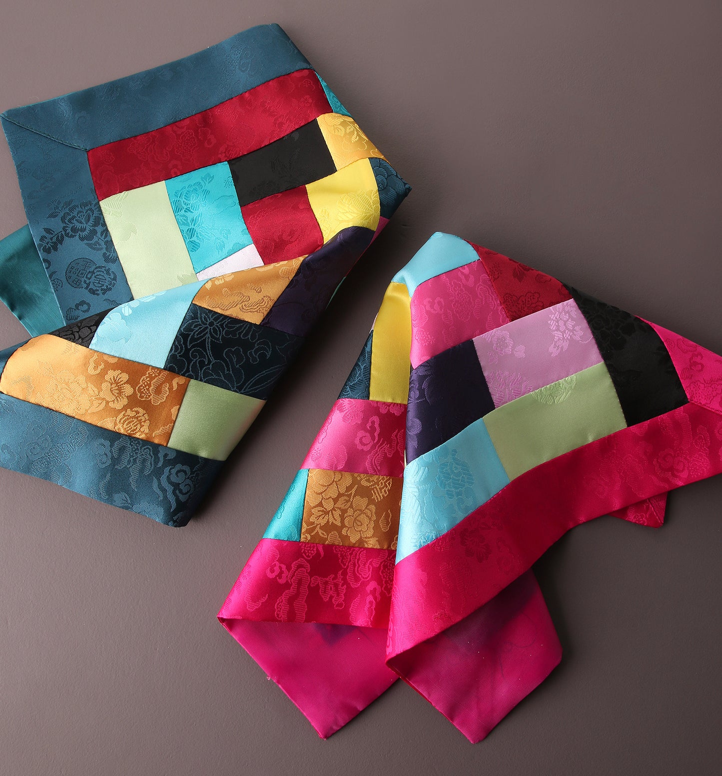 Jogakbo Silk Table Runner