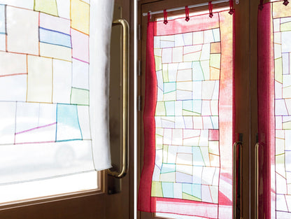 Korean Jogakbo Window Panel