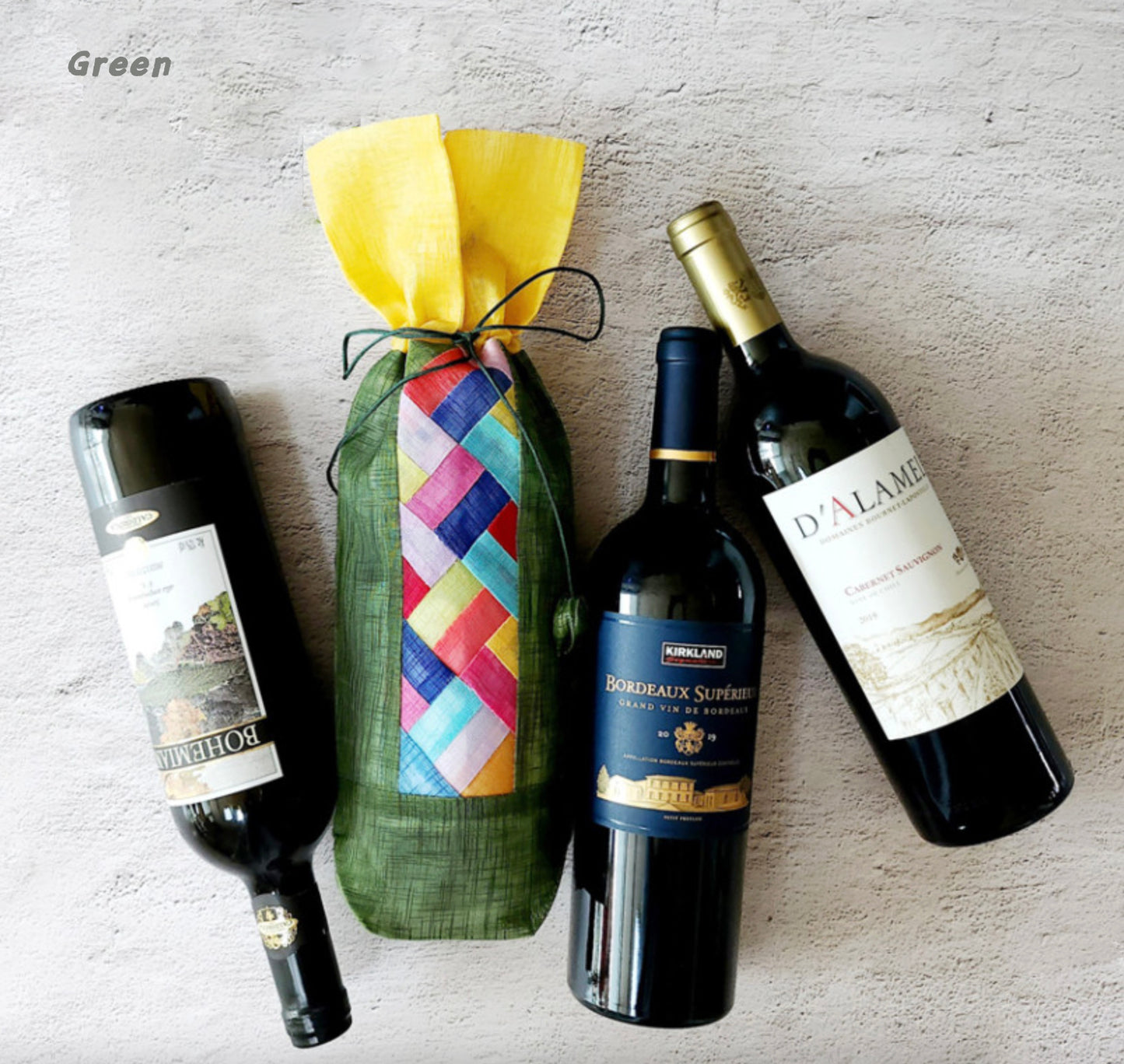 Patchwork Wine Cover