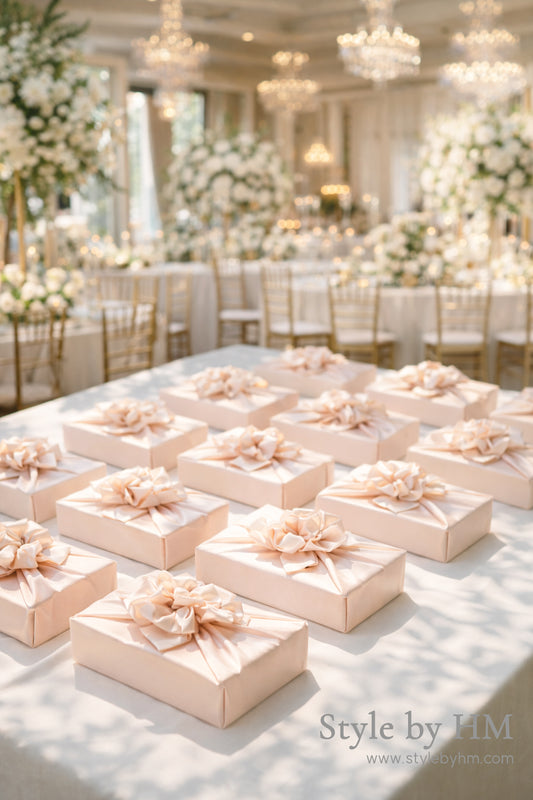 Wedding Favor Wrapping