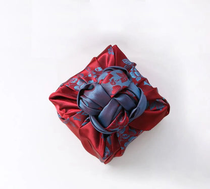 Floral Red & Teal Blue Reversible