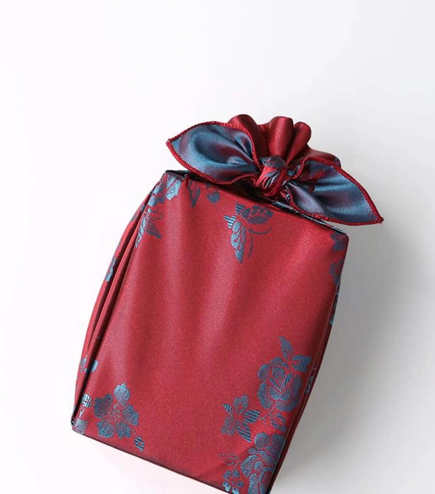 Floral Red & Teal Blue Reversible