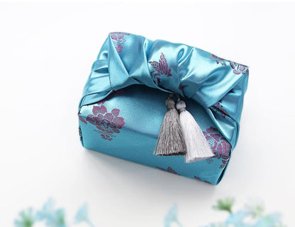 Floral Teal Blue & Rose Reversible