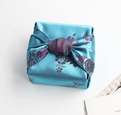 Floral Teal Blue & Rose Reversible