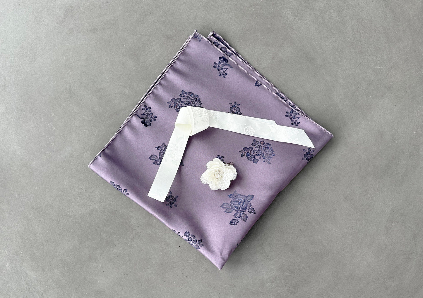 Floral Gray Purple