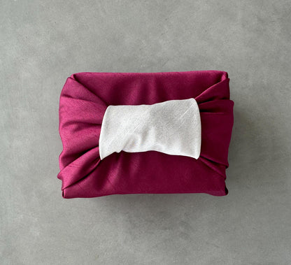 Reversible Burgundy & Ivory