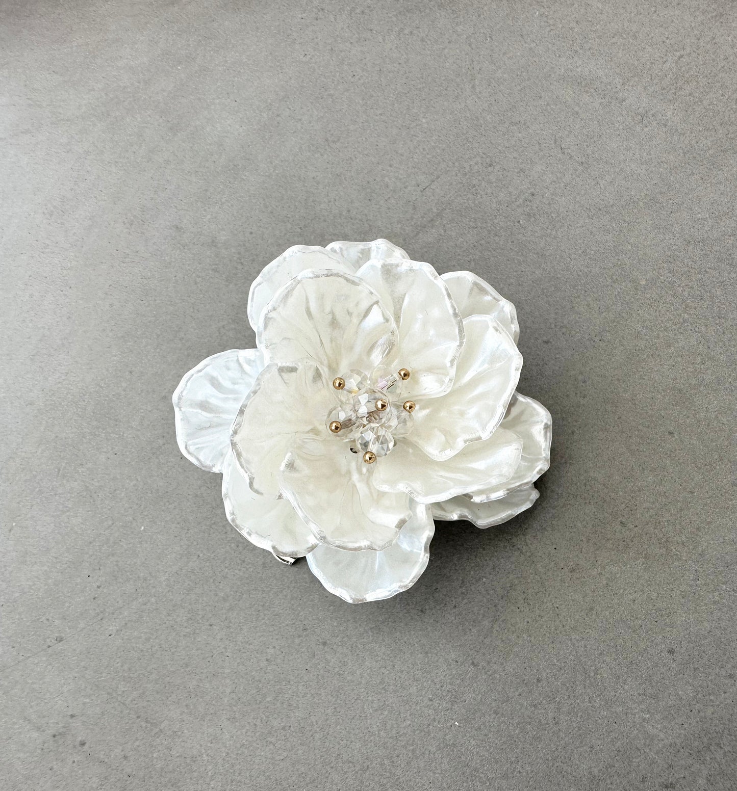 Flower Pearl Clip & Brooch