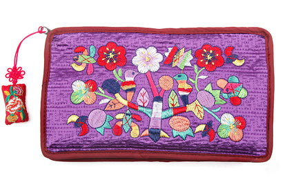 Handmade Embroidered Pouch