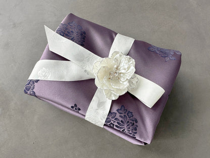 Floral Gray Purple