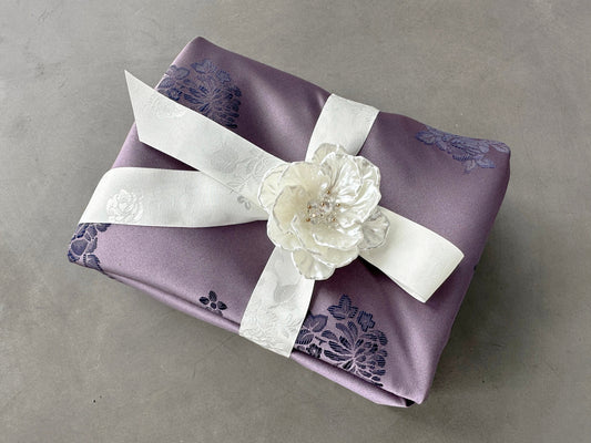 Floral Gray Purple