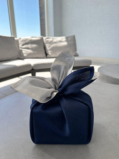 Reversible Navy & Ivory