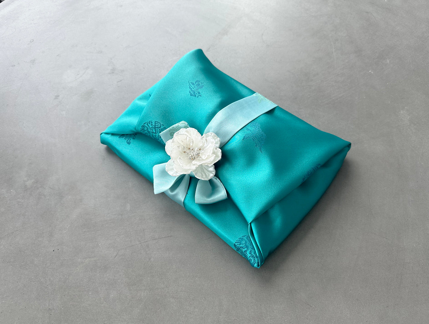 Cranes Teal Set