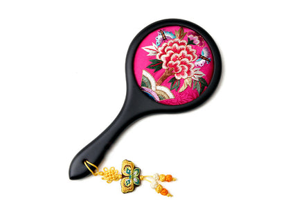 Embroidered Hand Mirror