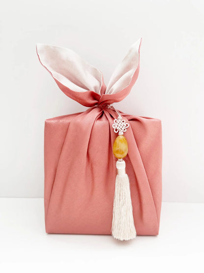 Bojagi with Gemstone Norigae